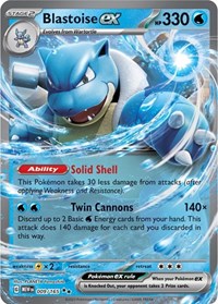 [EN] Blastoise EX 009/165